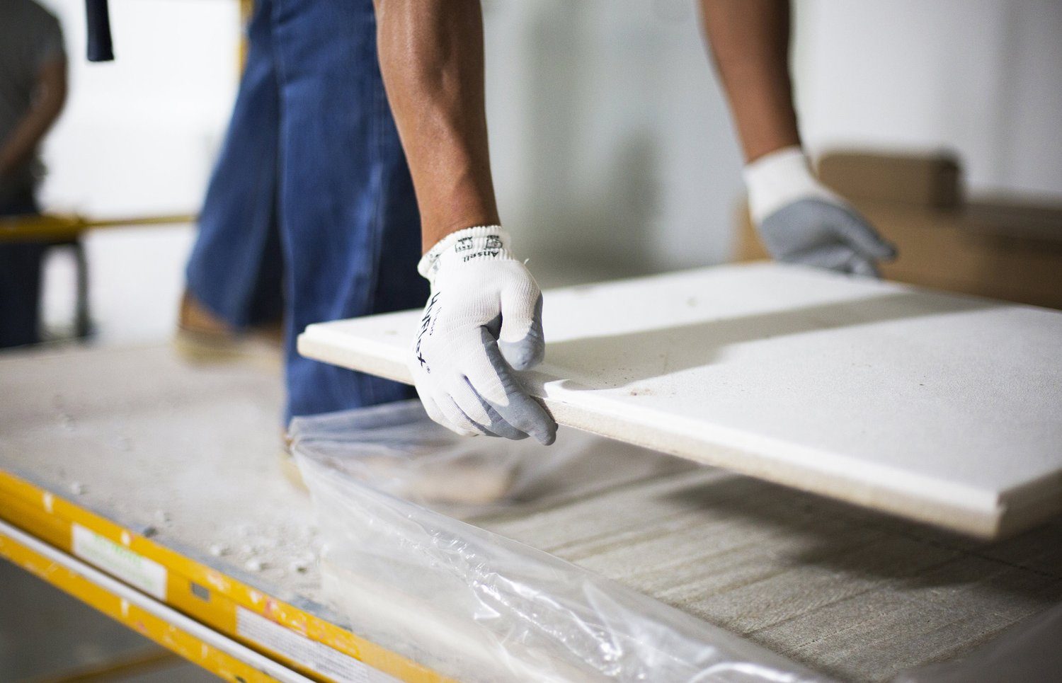 Acoustical ceiling installation